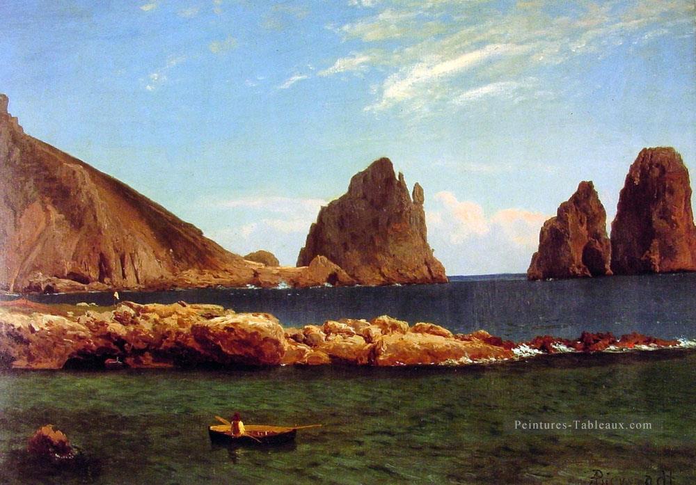 Capri Albert Bierstadt paysage ruisseaux Peintures à l'huile